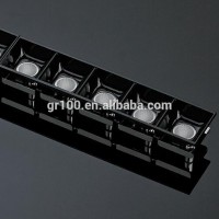 PC square led linear spotlight reflector